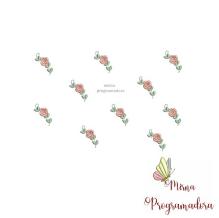 Matriz de Bordado – Rococo Flores