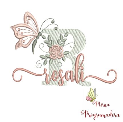 Matriz de Bordado – Nome Rosali