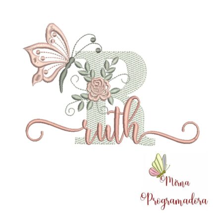 Matriz de Bordado – Nome Ruth