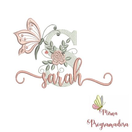 Matriz de Bordado – Nome Sarah