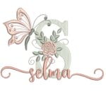 Matriz de Bordado - Nome Selma