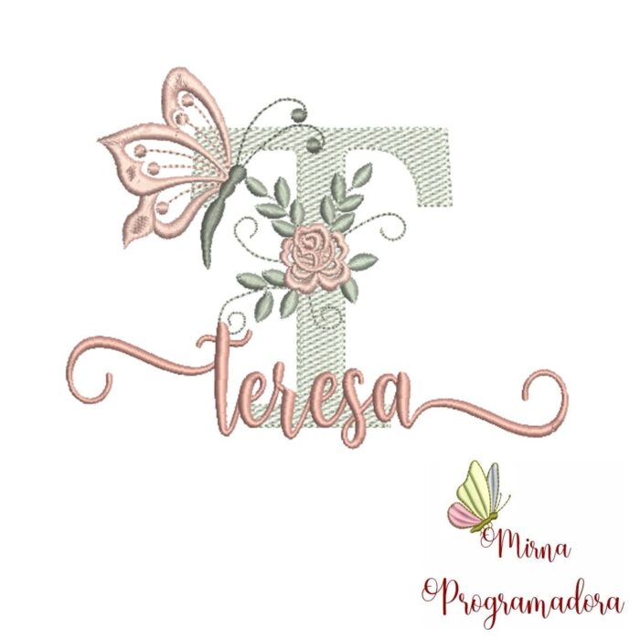 Matriz de Bordado – Nome Teresa