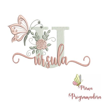 Matriz de Bordado – Nome Úrsula