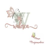 Matriz de Bordado - Nome Walesca