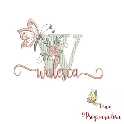 Matriz de Bordado – Nome Walesca