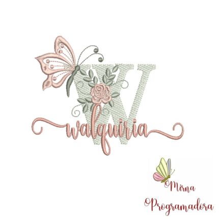 Matriz de Bordado – Nome Walquiria