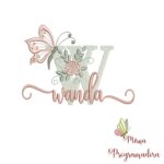 Matriz de Bordado - Nome Wanda