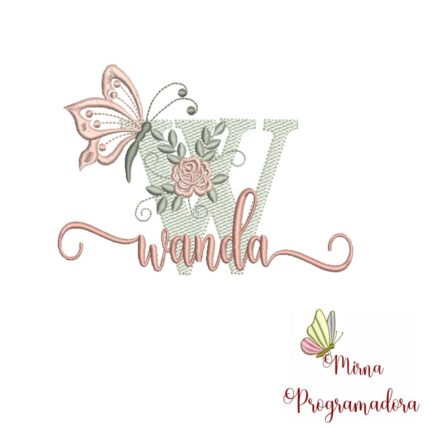 Matriz de Bordado – Nome Wanda