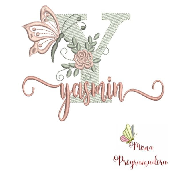 Matriz de Bordado - Nome Yasmin