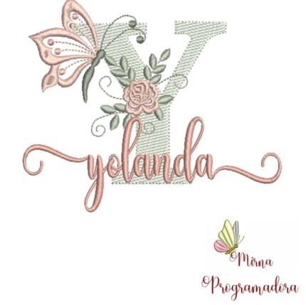 Matriz de Bordado – Nome Yolanda