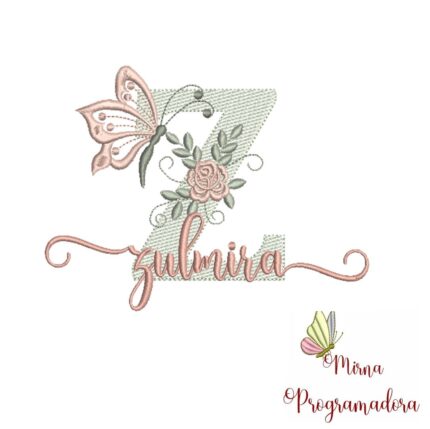 Matriz de Bordado – Nome Zulmira