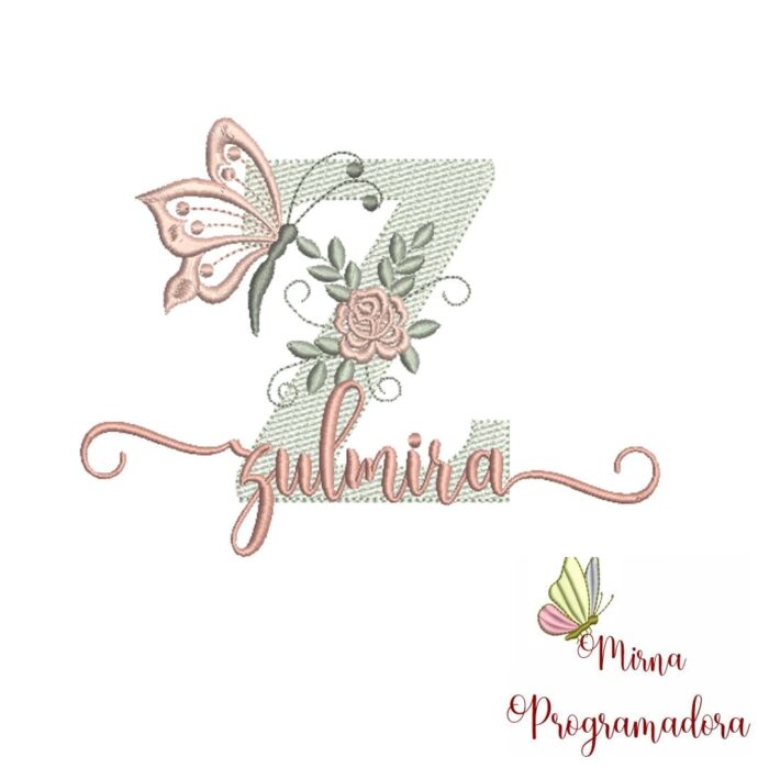 Matriz de Bordado – Nome Zulmira