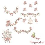 Matriz de bordado – Jardim