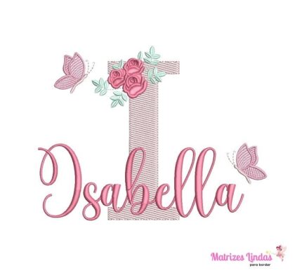 Matriz de Bordado – Nome Isabella 2 Matriz de Bordado – Nome Isabella 2