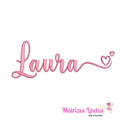 Matriz de Bordado – Nome Laura 2 Matriz de Bordado – Nome Laura 2