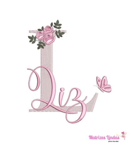 Matriz de Bordado – Nome Liz Matriz de Bordado – Nome Liz