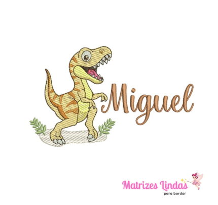 Matriz de Bordado – Nome Miguel 05