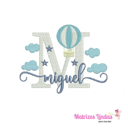 Matriz de Bordado – Nome Miguel