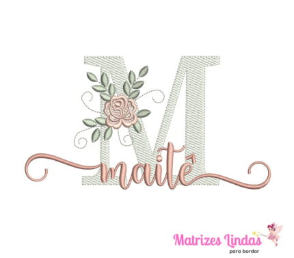 Matriz de Bordado – Nome Maitê 03