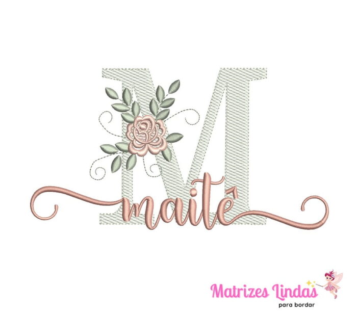 Matriz de Bordado – Nome Maitê 03