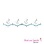 matriz de bordado Barrinha Âncora para bordar site matrizeslindas.com.br