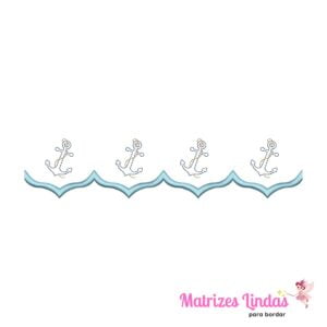 matriz de bordado Barrinha Âncora para bordar site matrizeslindas.com.br