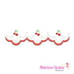matriz de bordado Barrinha cerejinha para bordar site matrizeslindas.com.br