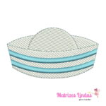 matriz de bordado Chapéu de Marinheiro para bordar site matrizeslindas.com.br