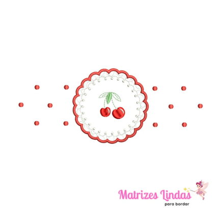 Matriz de Bordado – Moldura Cerejinha
