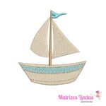 matriz de bordado Veleiro para bordar site matrizeslindas.com.br