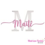 matriz de bordado nome Maitê para bordar site matrizeslindas.com.br