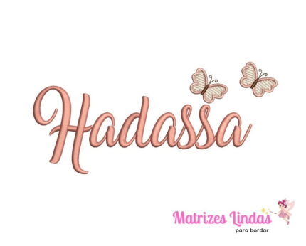 Matriz de Bordado – Nome Hadassa 02 Matriz de Bordado – Nome Hadassa 02