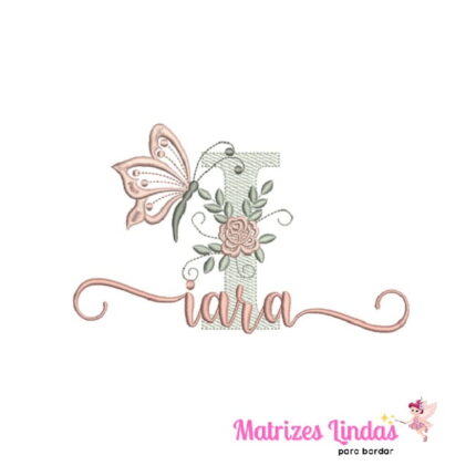 Matriz de Bordado – Nome Iara