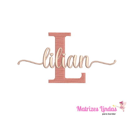 Matriz de Bordado – Nome Lilian