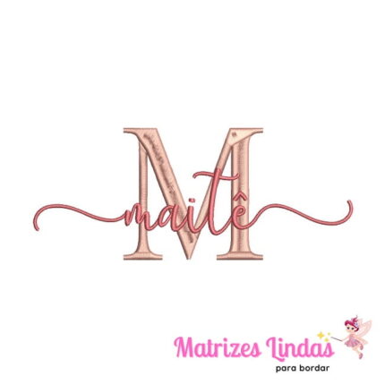 Matriz de Bordado – Nome Maitê