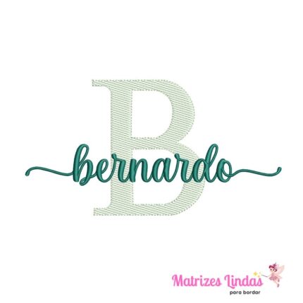 Matriz de bordado nome bernardo para bordar ML