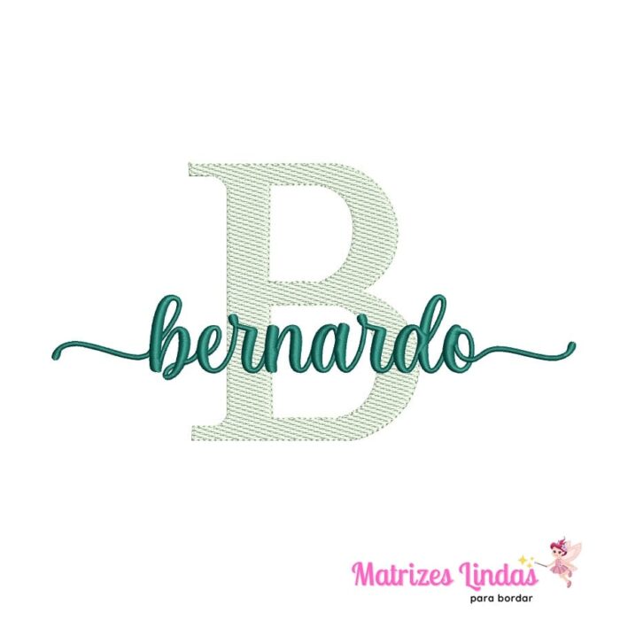 Matriz de bordado nome bernardo para bordar ML