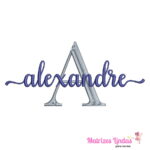 matriz de bordado nome Alexandre para bordar ML