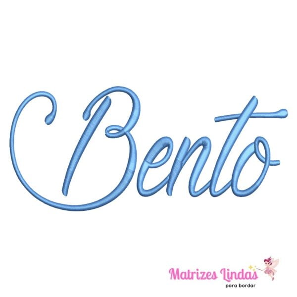 matriz de bordado nome Bento para bordar ML