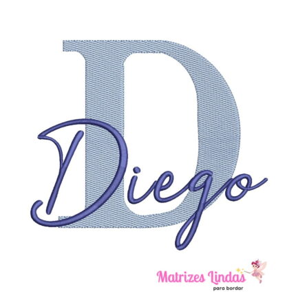 matriz de bordado nome Diego para bordar ML