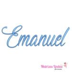 matriz de bordado nome Emanuel para bordar ML