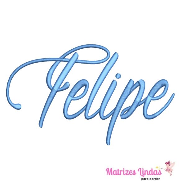 matriz de bordado nome Felipe para bordar ML