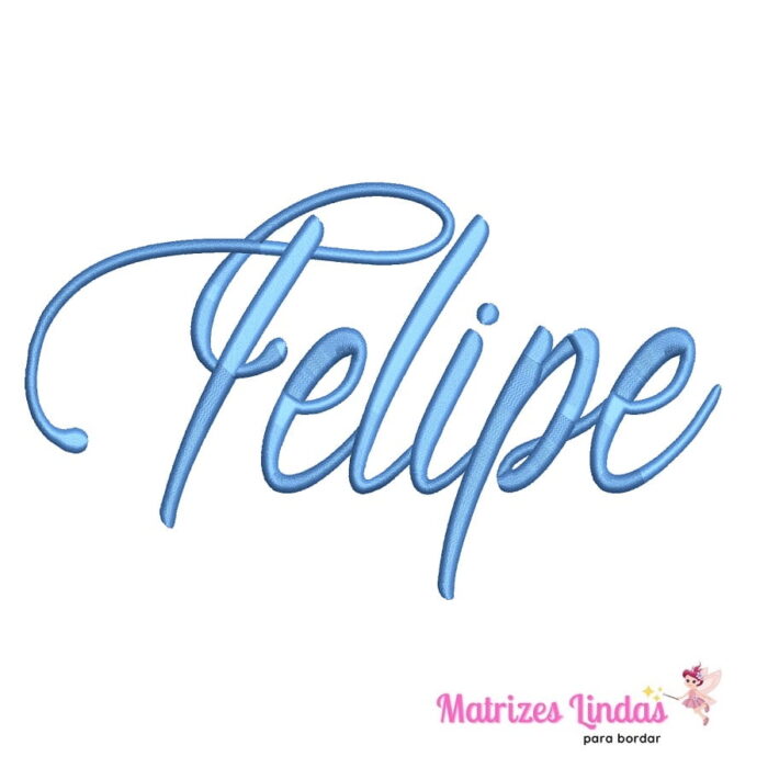 matriz de bordado nome Felipe para bordar ML