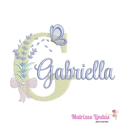 Matriz de Bordado – Nome Gabriella 02