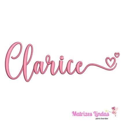 Matriz de Bordado – Nome Clarice