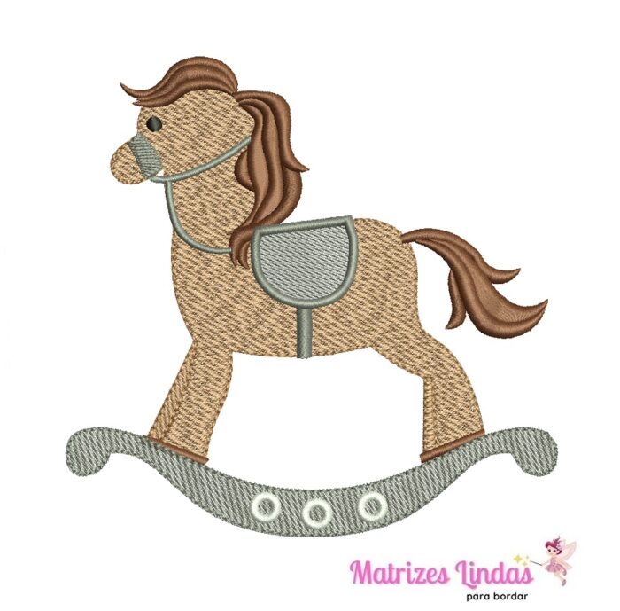 Matriz de Bordado Cavalinho Para bordar ML
