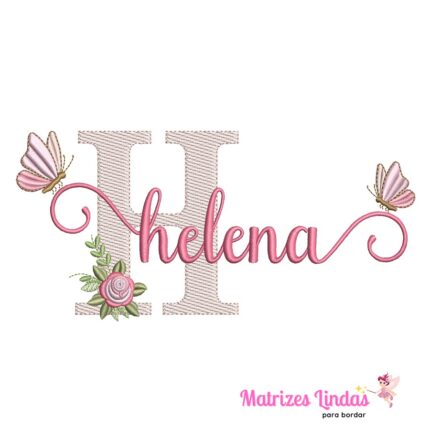 Matriz de Bordado – Nome Helena 06 Matriz de Bordado – Nome Helena 06