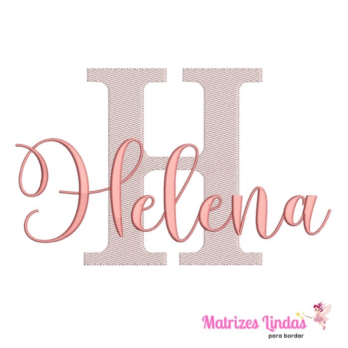 Matriz de Bordado – Nome Helena 05