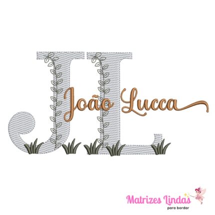 Matriz de Bordado – Nome João Lucca