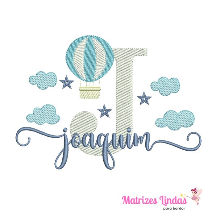 Matriz de Bordado – Nome Joaquim